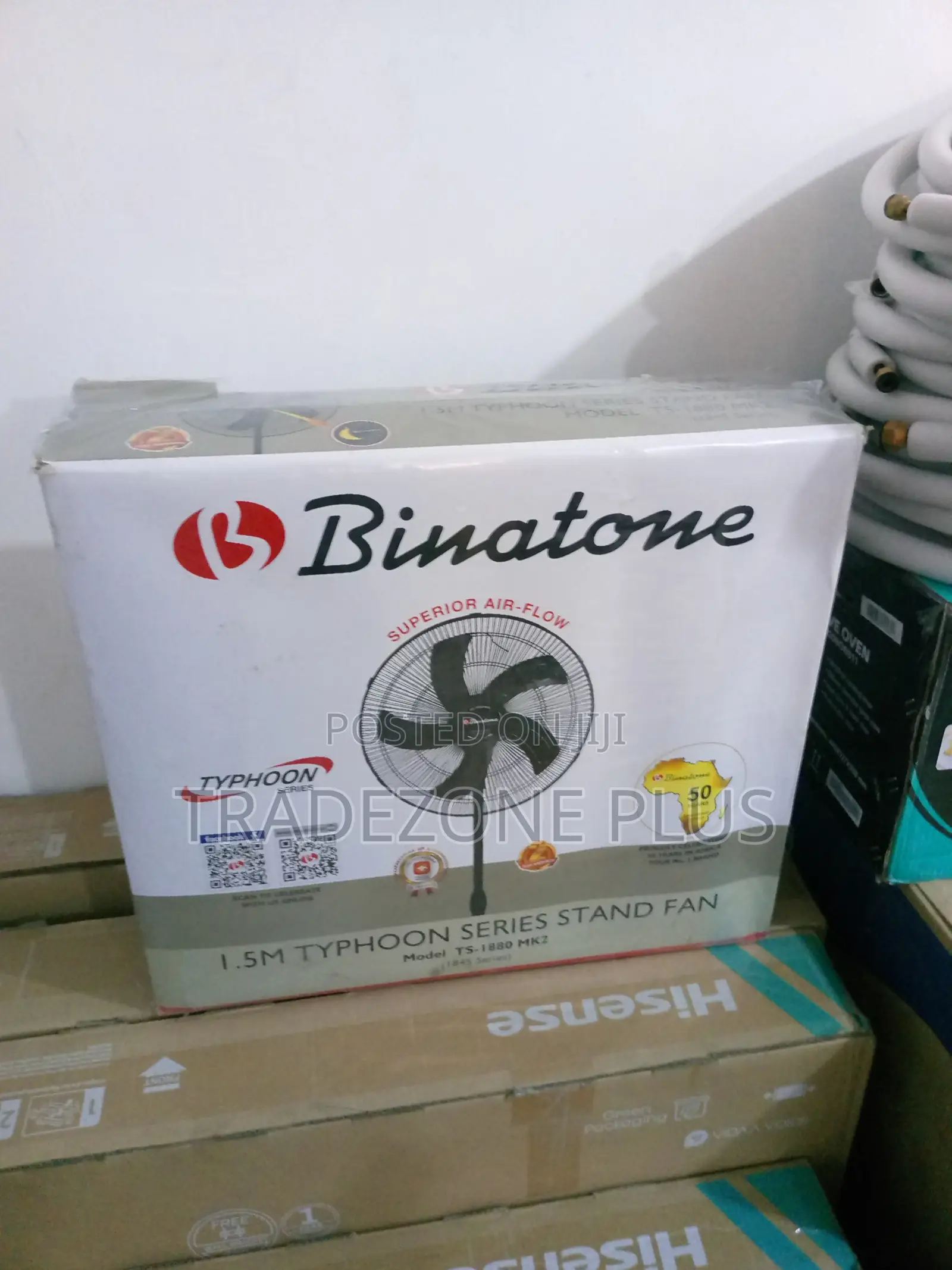 Effective Binatone Typhoon Series Standing Fan