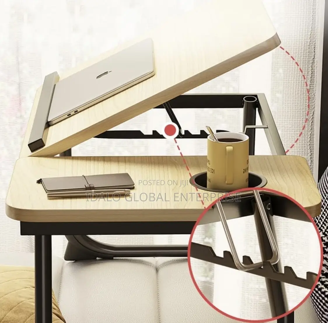 Laptop Foldable Table With Cup Space