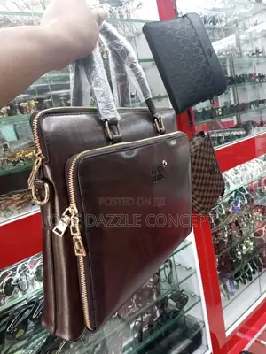 Leather Mont Blanc Bag