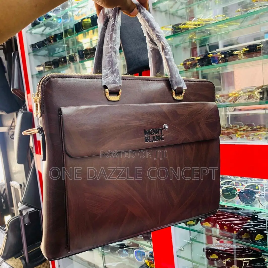 Leather Mont Blanc Bag