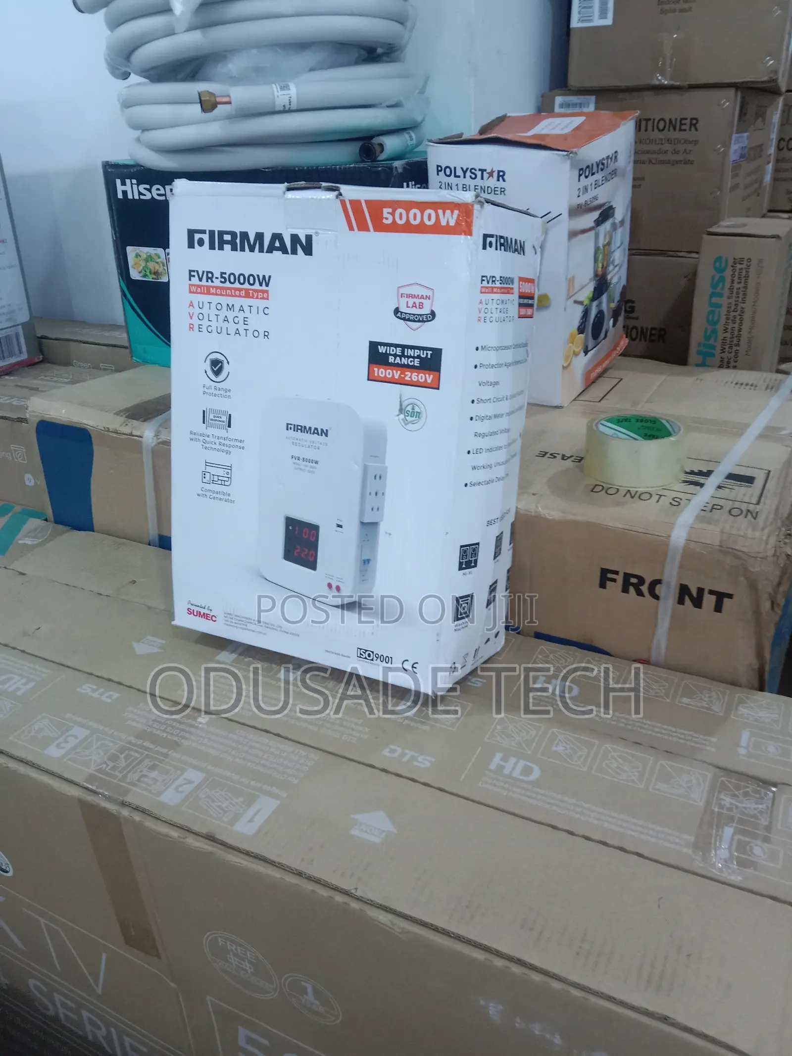 Powerful Sumec Fireman 5000w Wall Mounted Automatic Voltage