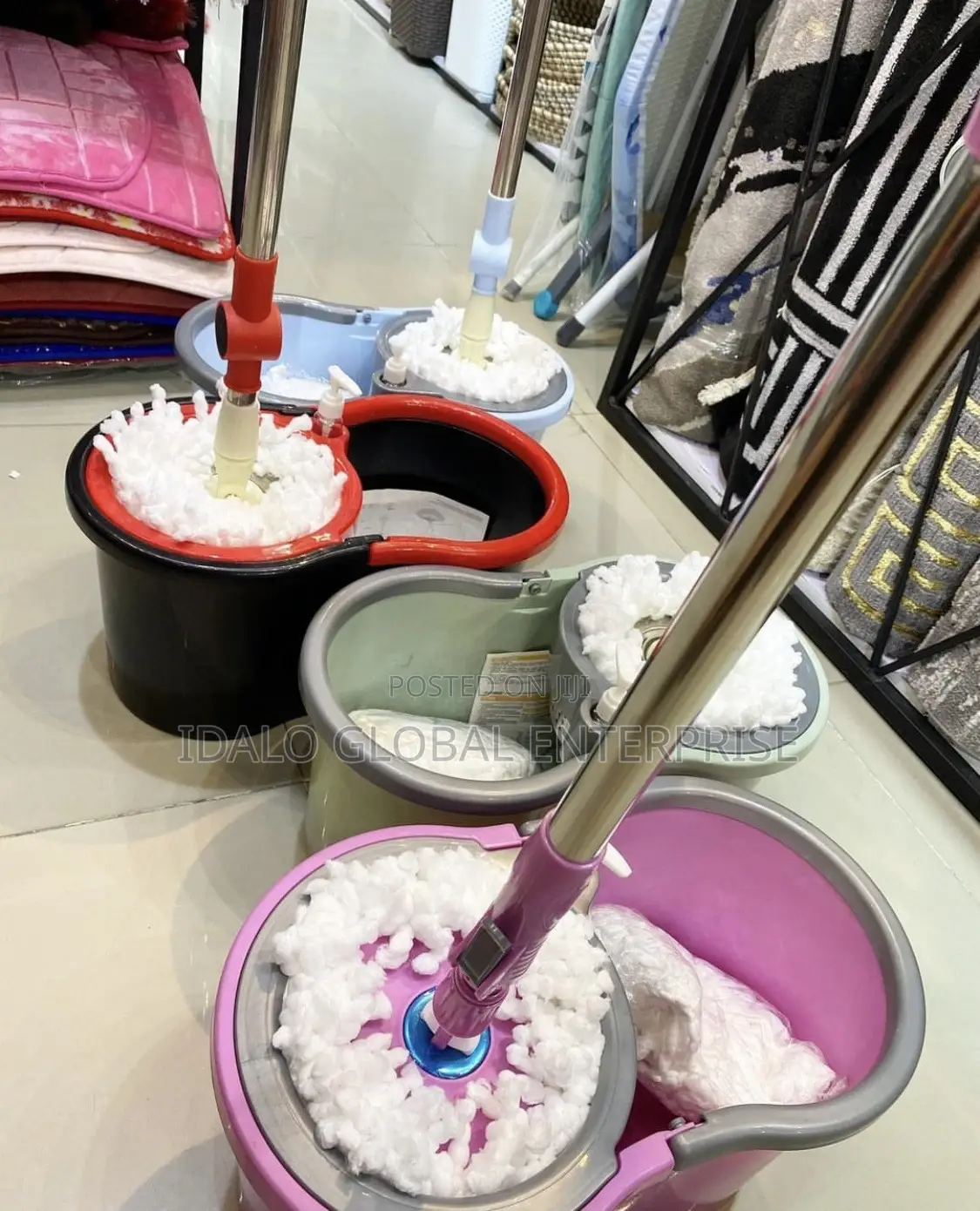 Spin Mop and Bucket