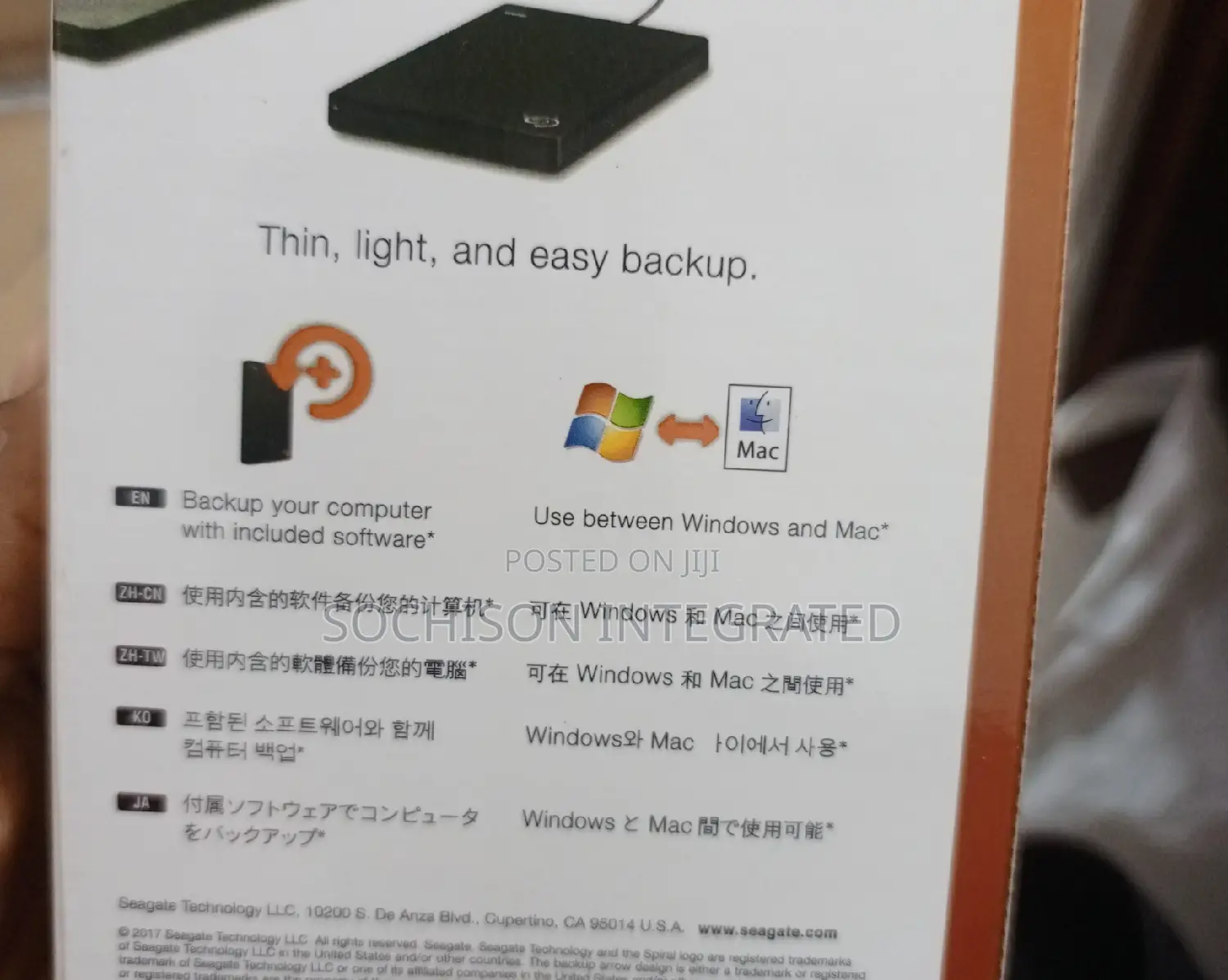 Seagate 1tb Backup Plus Slim External Hard Drive