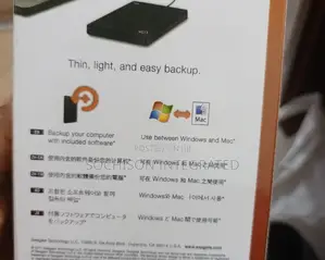 Seagate 1tb Backup Plus Slim External Hard Drive