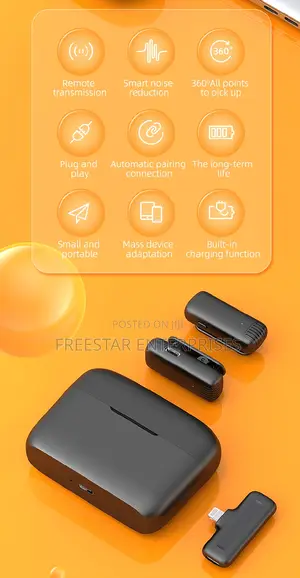 Wireless Lapel Mic. iPhone Mic Power Case. iPhone Type C.
