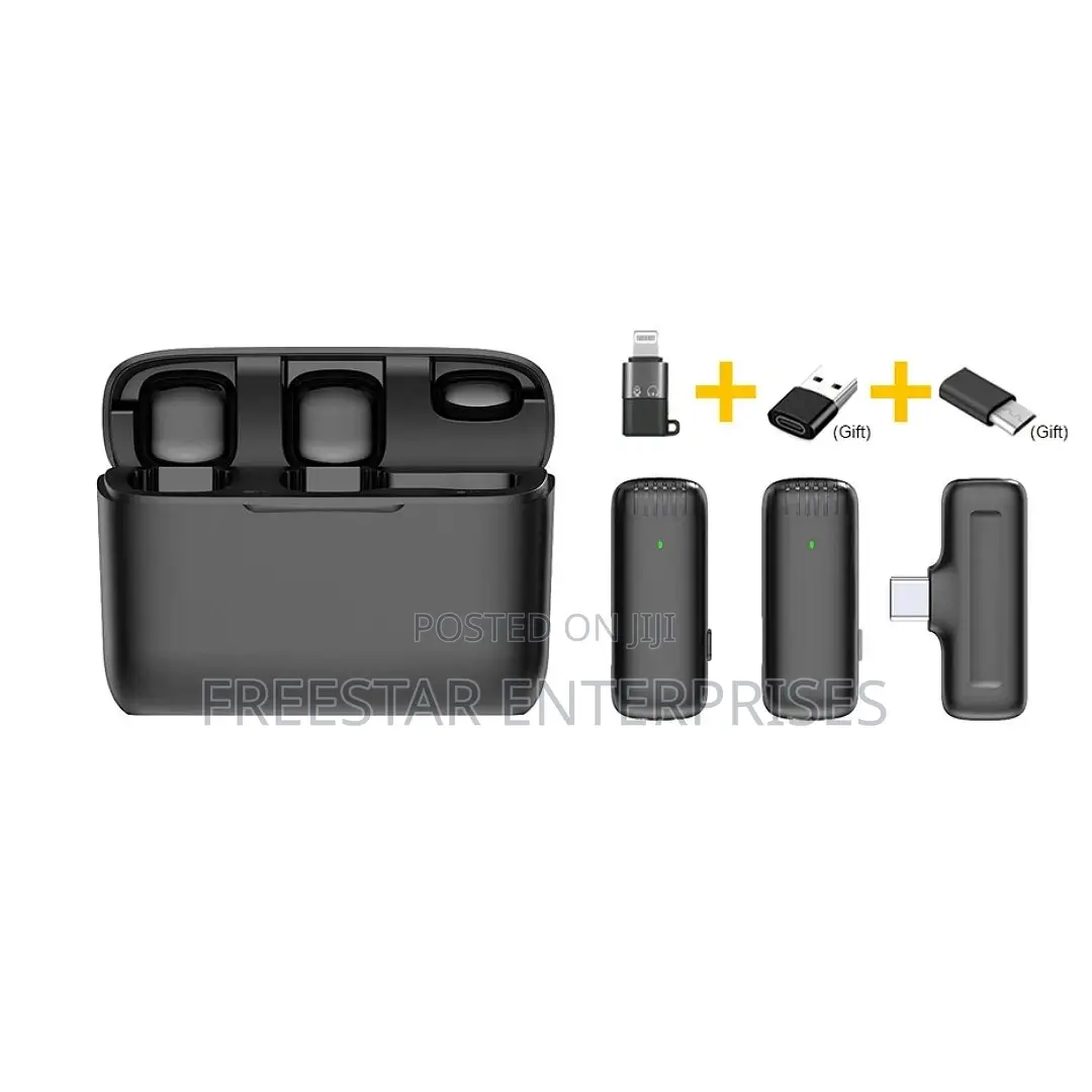 Wireless Lapel Mic. iPhone Mic Power Case. iPhone Type C.