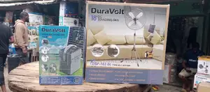 Duravolt Dc/Ac Rechargable Standing Fan 18",With Power Pack