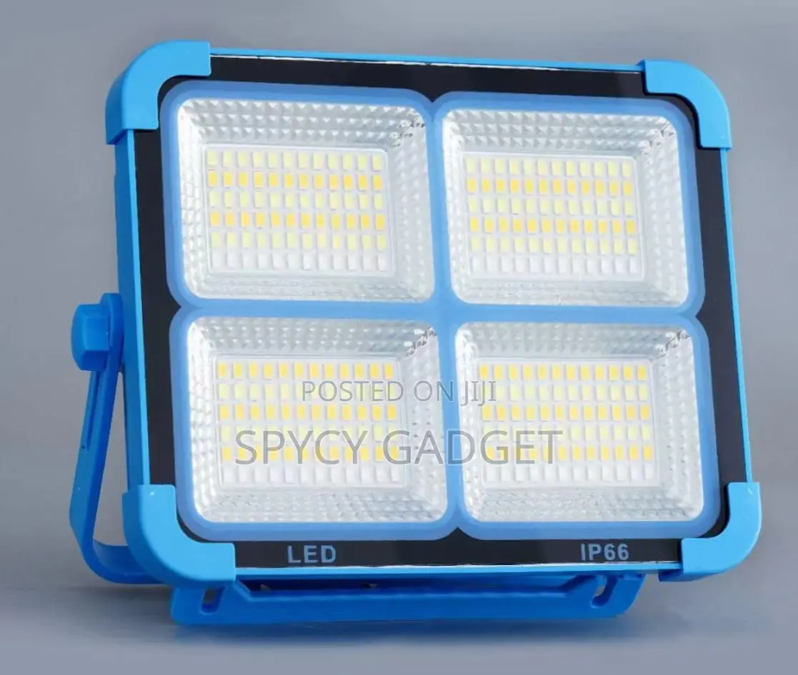 100W Solar Flashlight With Power Bank