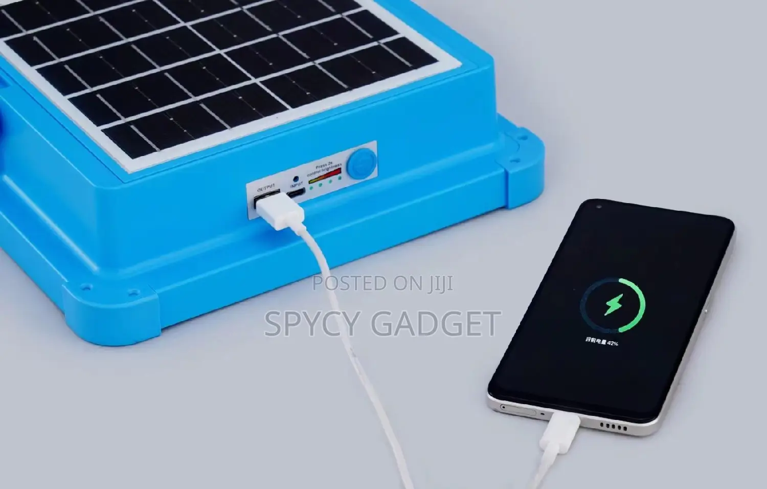 100W Solar Flashlight With Power Bank