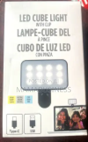 Led Cube Light With Clip