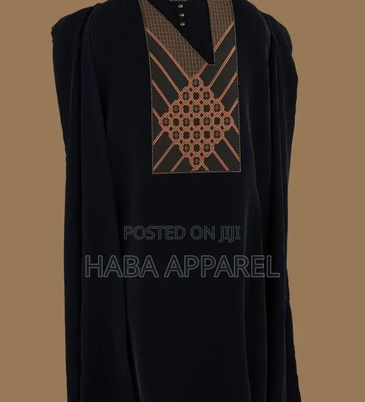 Agbada Design With Monogram Embroidery