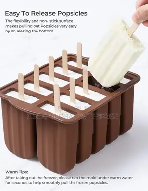 Silicone Popsicle Mould - 10 Grid