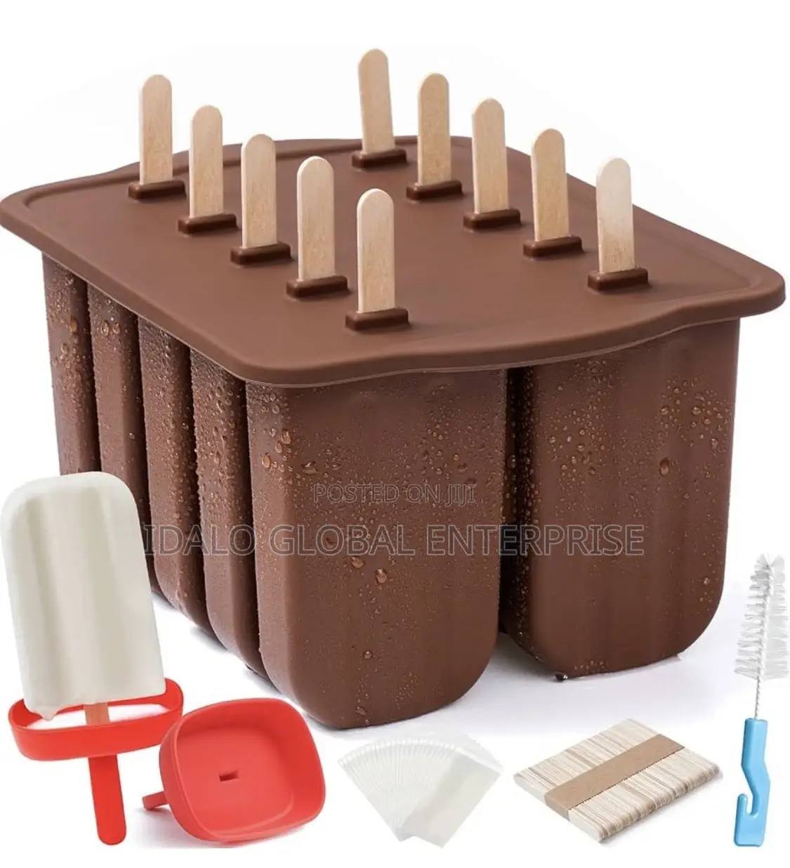 Silicone Popsicle Mould - 10 Grid