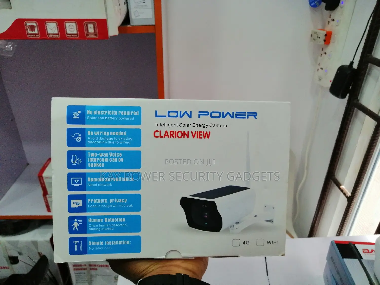 Low Power Wifi Solar Camera