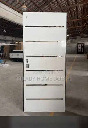 3ft Israeli Security Door White