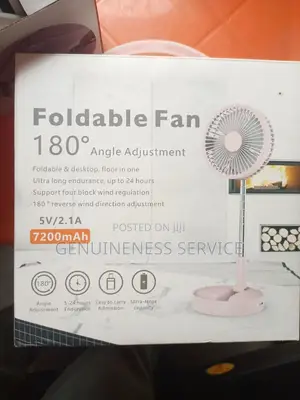 Foldable Adjustable Fan