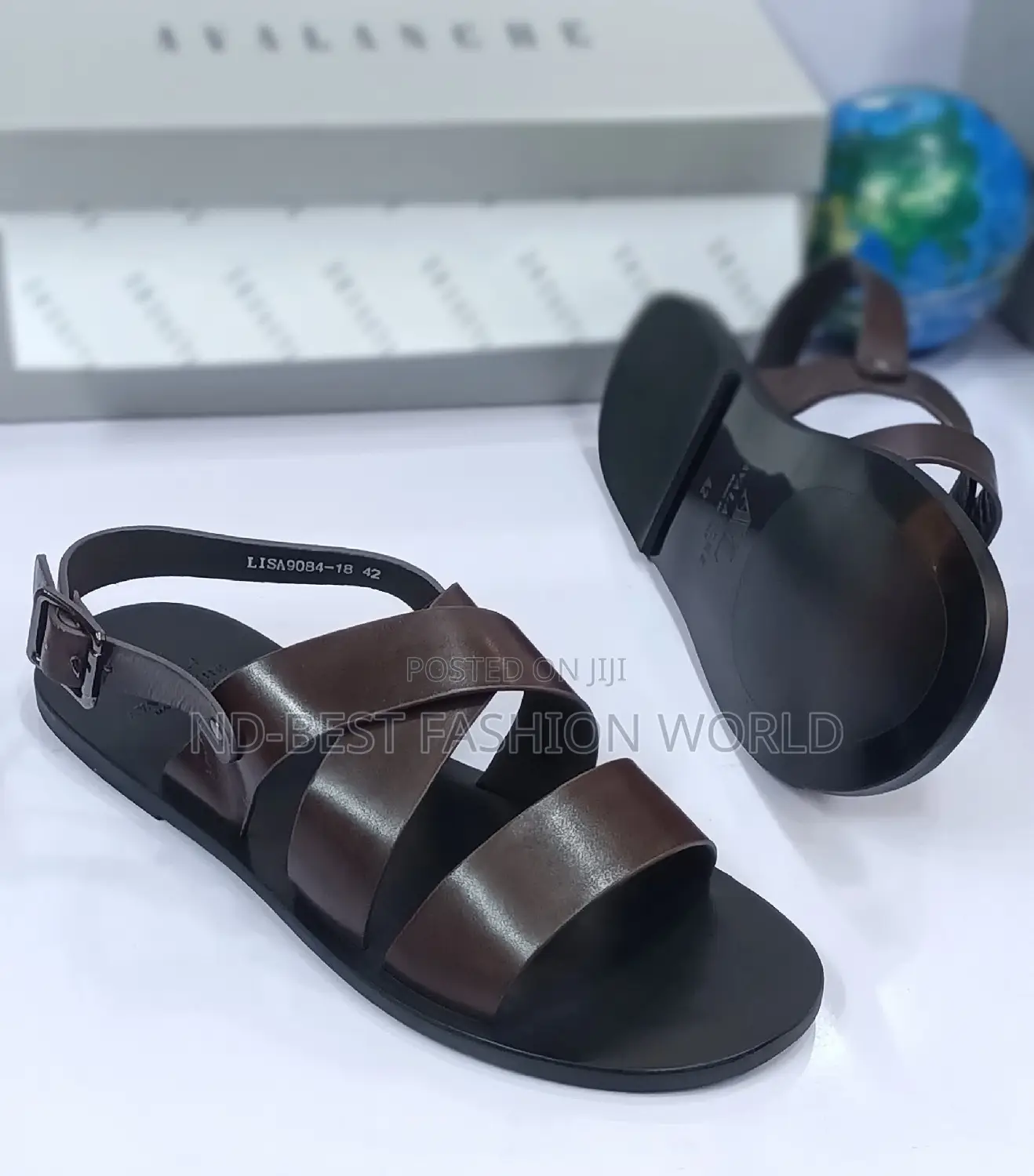 Pure Leather Sandals 46