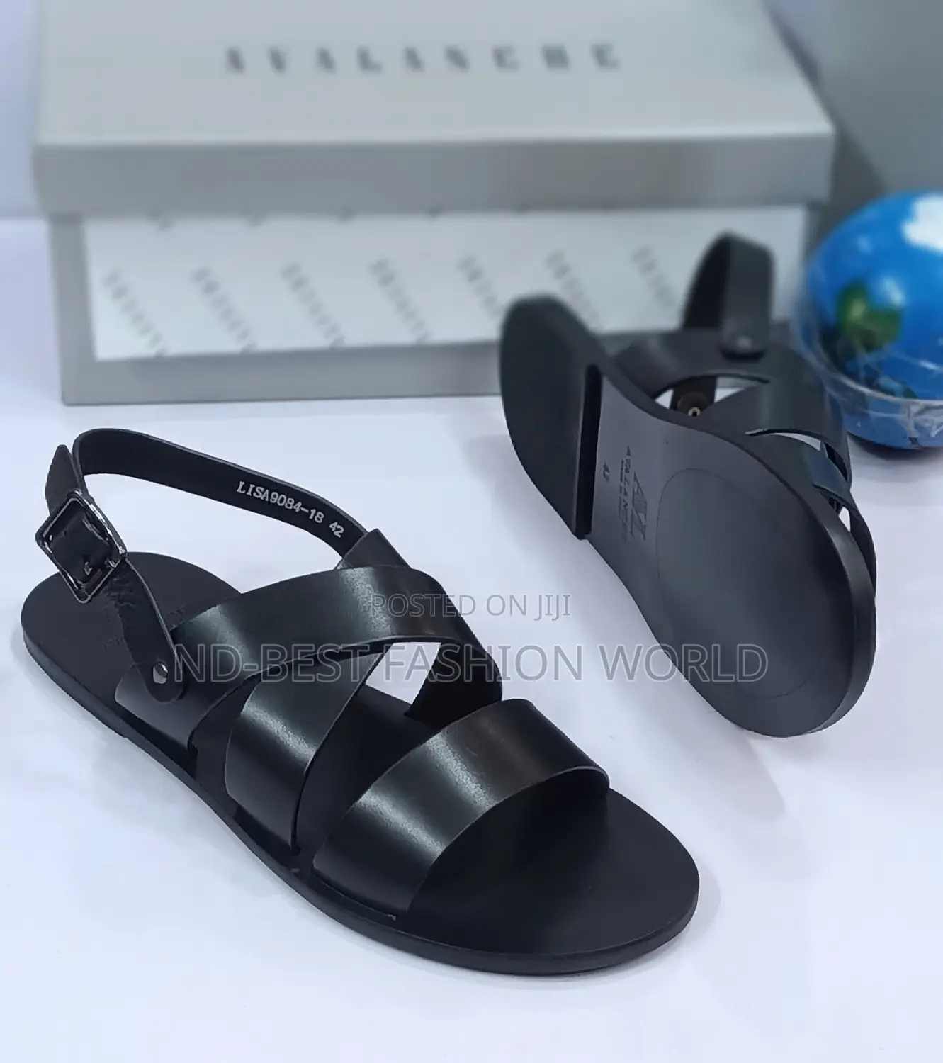 Pure Leather Sandals 46