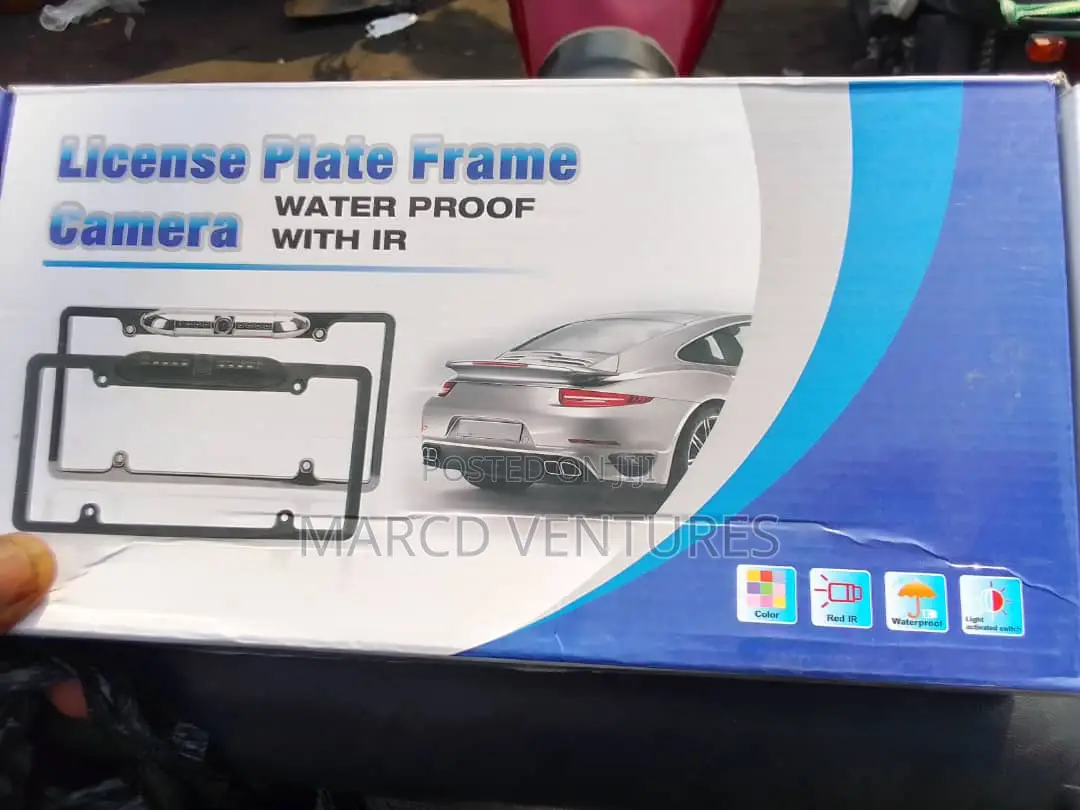 License Plate Frame Camera