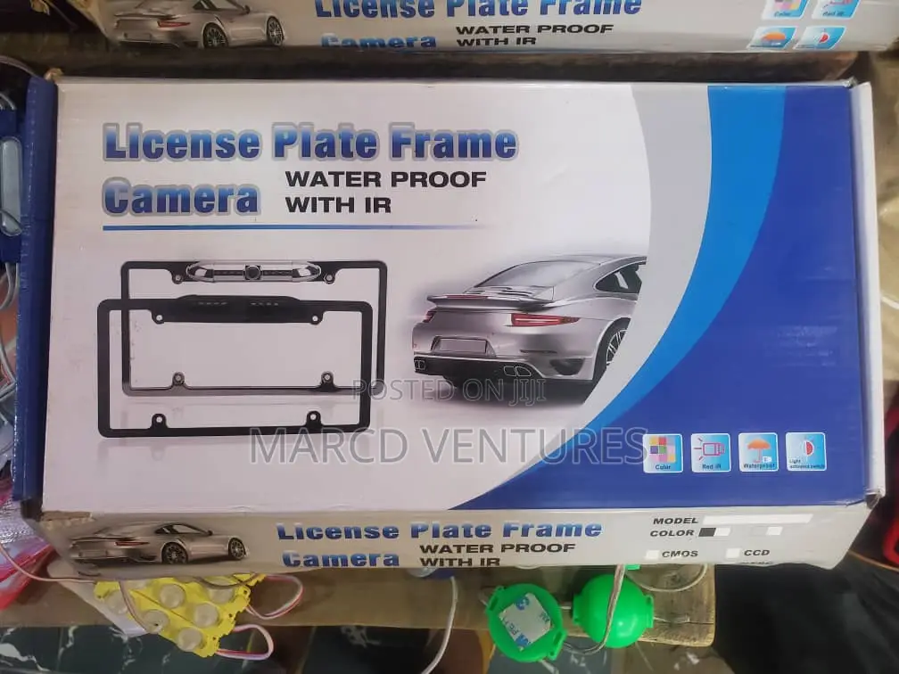 License Plate Frame Camera