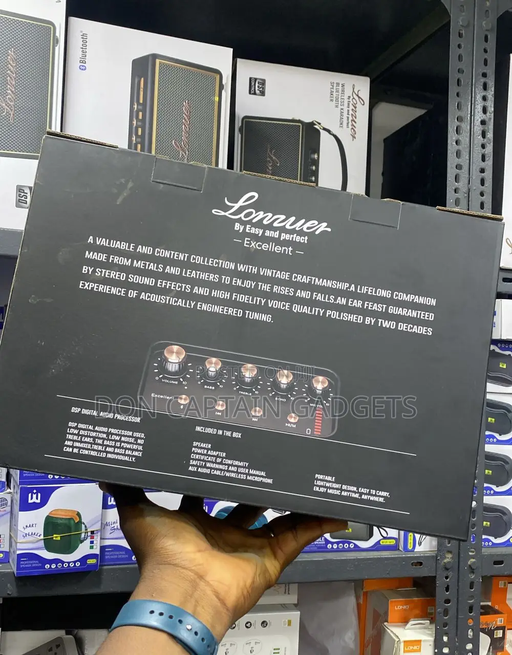 Lonzuer Excellent Karaoke Bluetooth Mp With Microphone