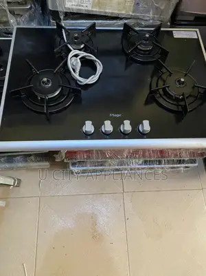 Glass Four Burner Cooking Gas With Sensor