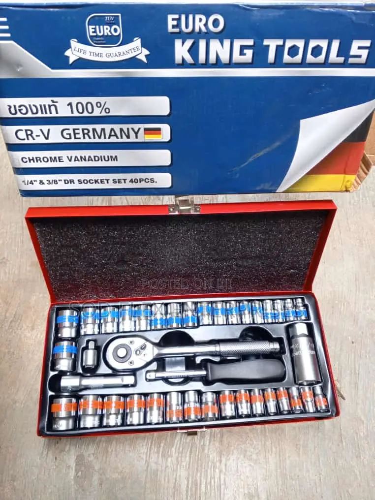 1/4" 3/8" Socket Set 40 Pieces