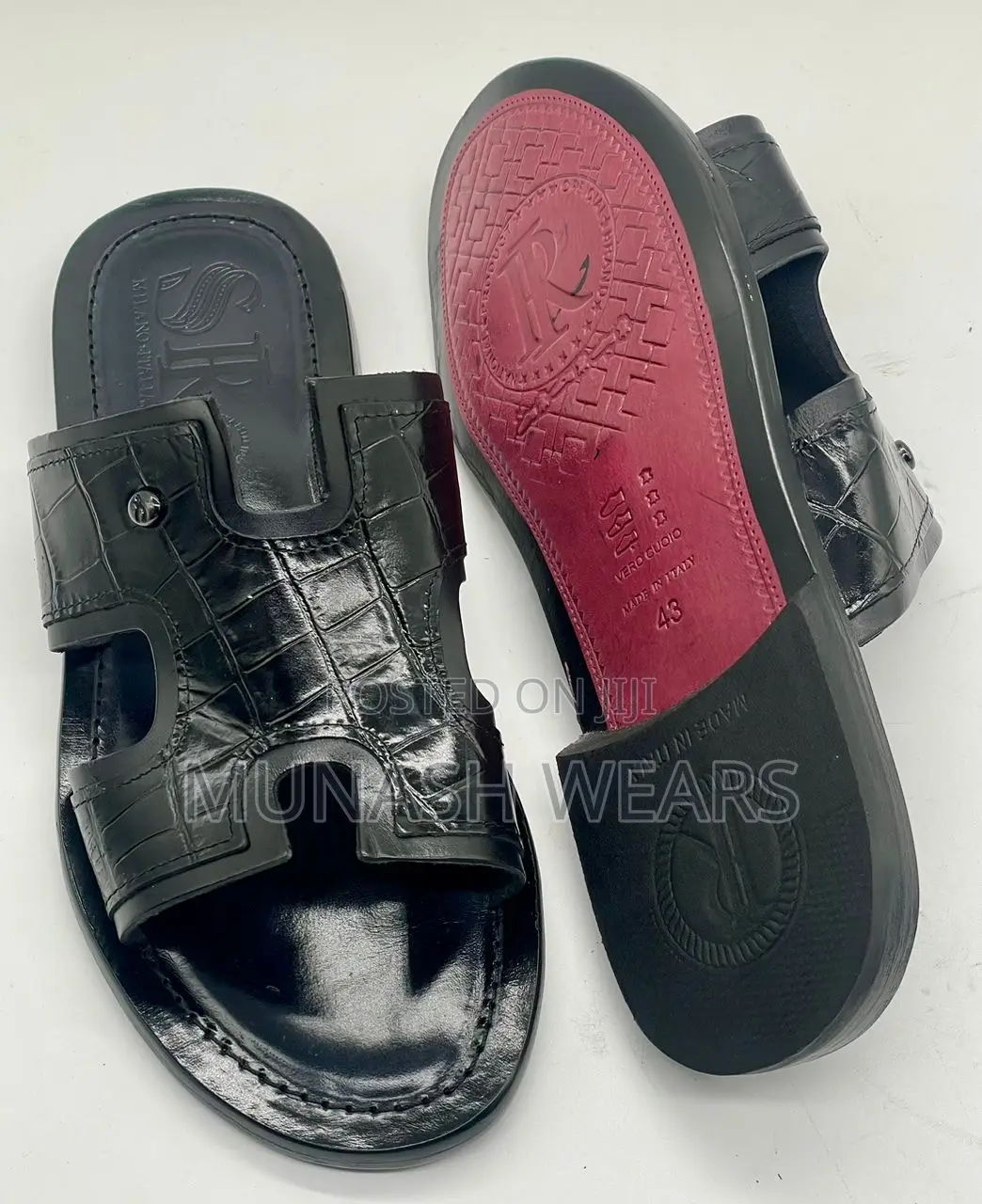 Italian Leather Slipers