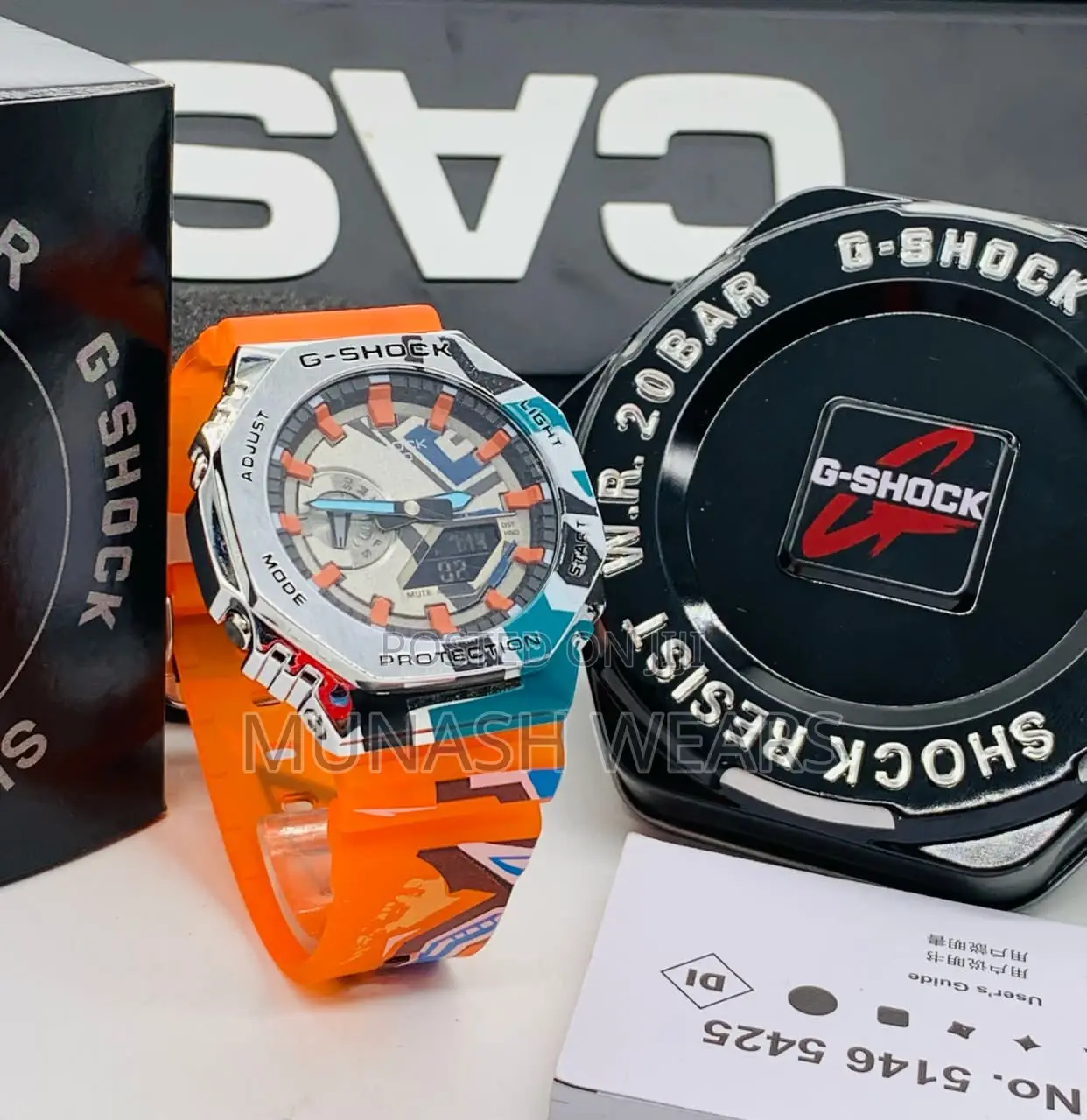 G Shock Water Resistant Wristwatch
