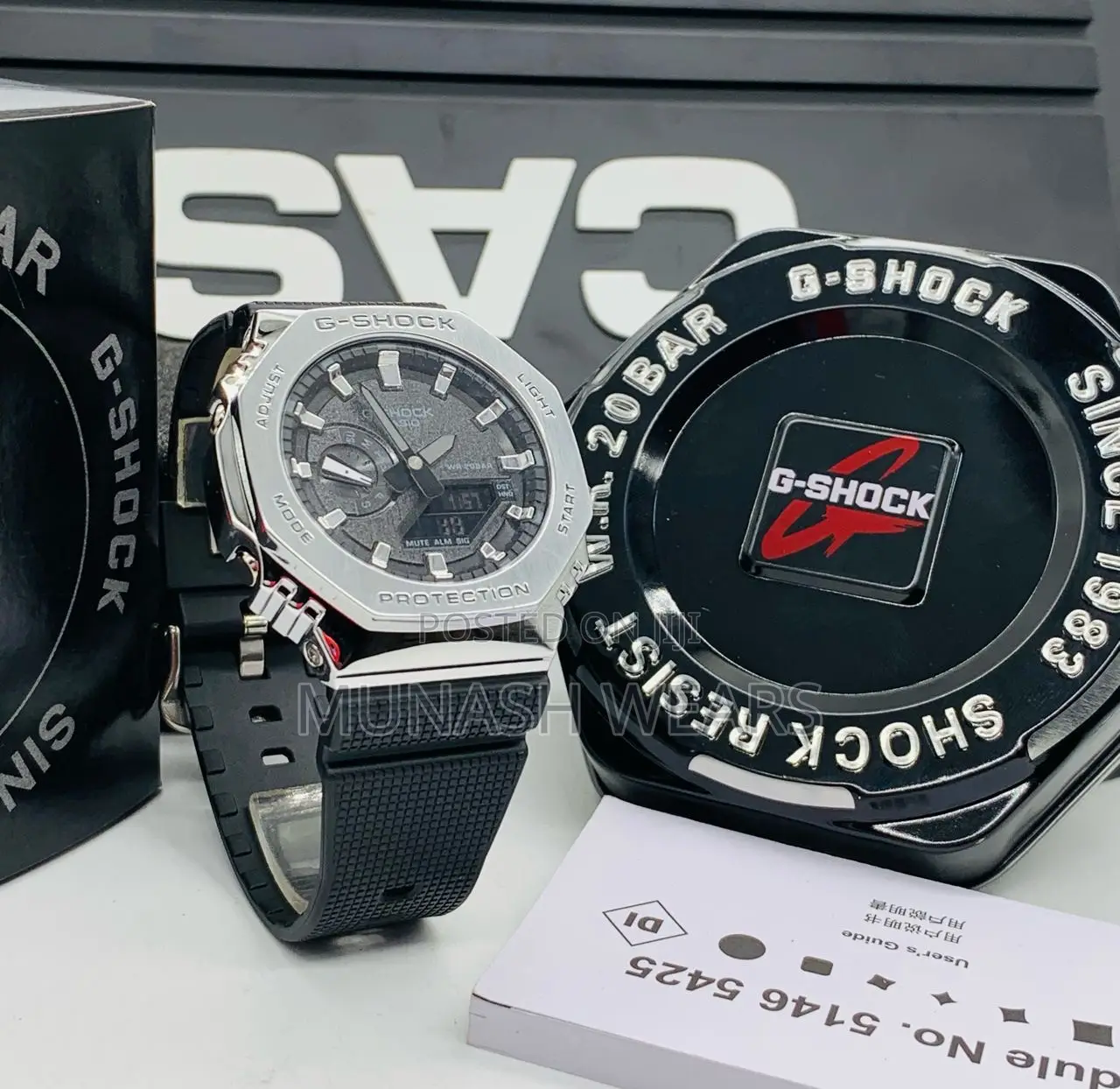 G Shock Water Resistant Wristwatch