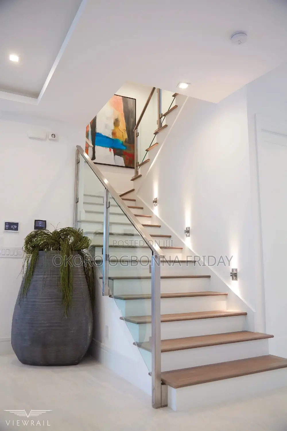 Glass Staircase Gold