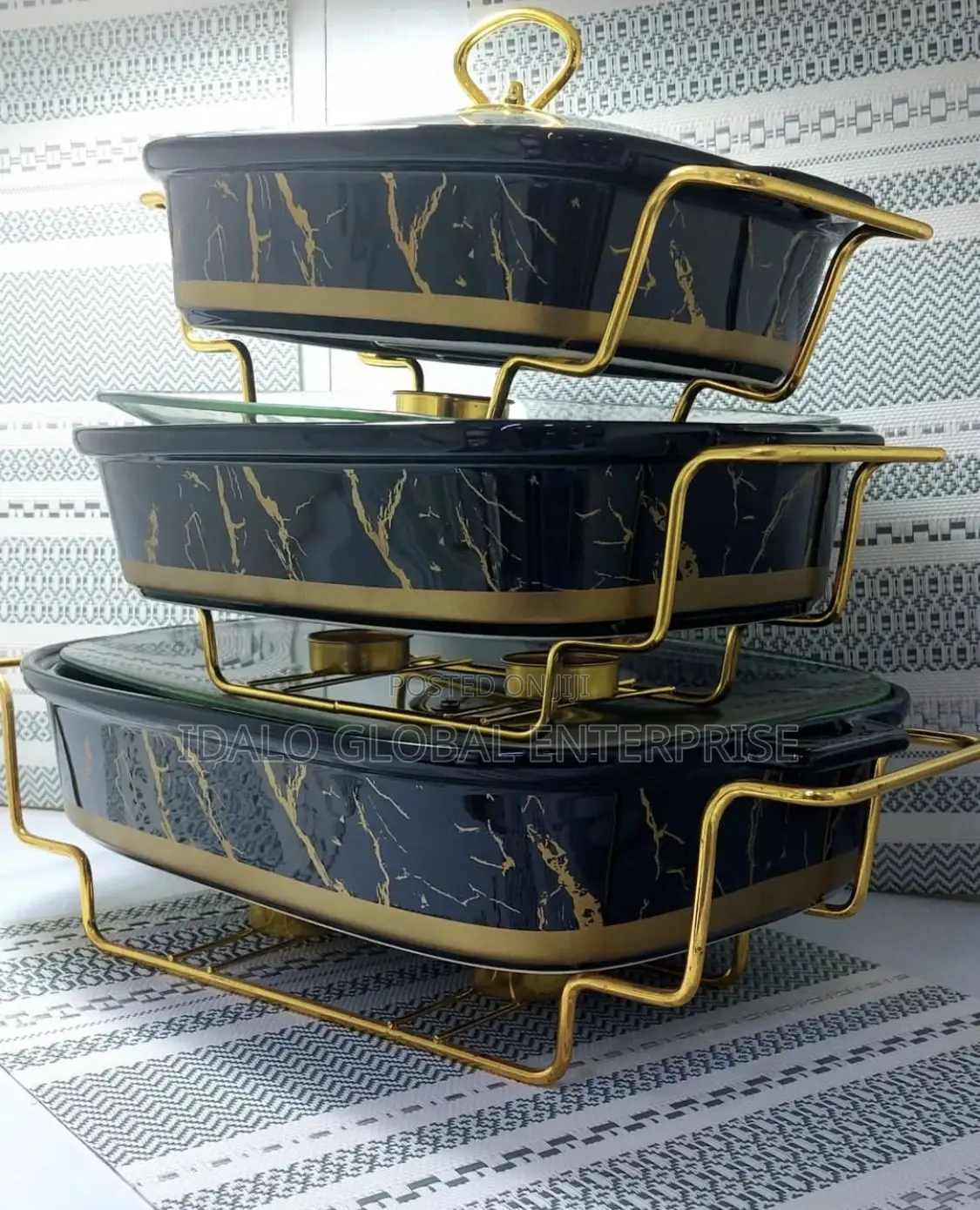 Ceramic Serving Dish (3pcs Chaffing Dish)