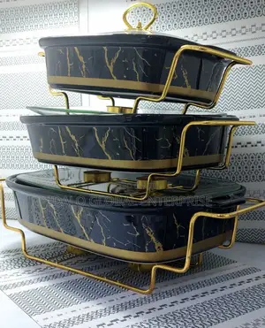 Ceramic Serving Dish (3pcs Chaffing Dish)