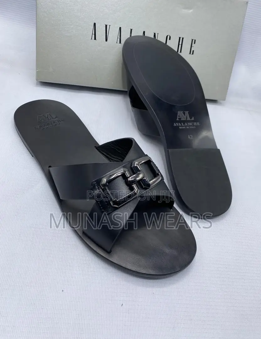 Italian Leather Slipers