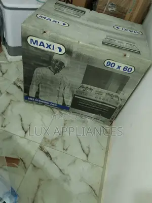 Double Oven Glass Door Maxi 4gas Cooker With Electric Plate