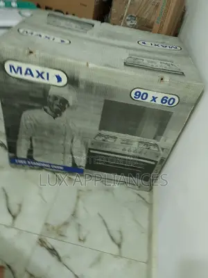 Maxi Big Gas Cooker With Oven Glass Slide