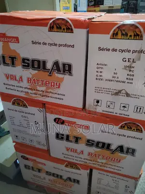 100ah 12v GLT SOLAR Dry Cell Battery