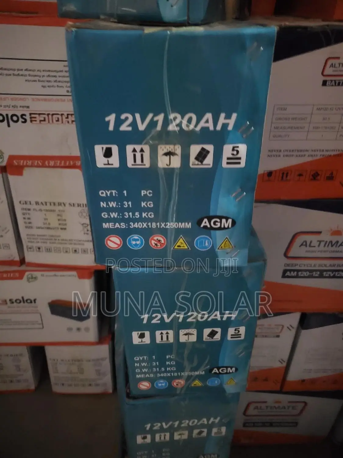 100ah 12v Vitra Dry Cell Battery
