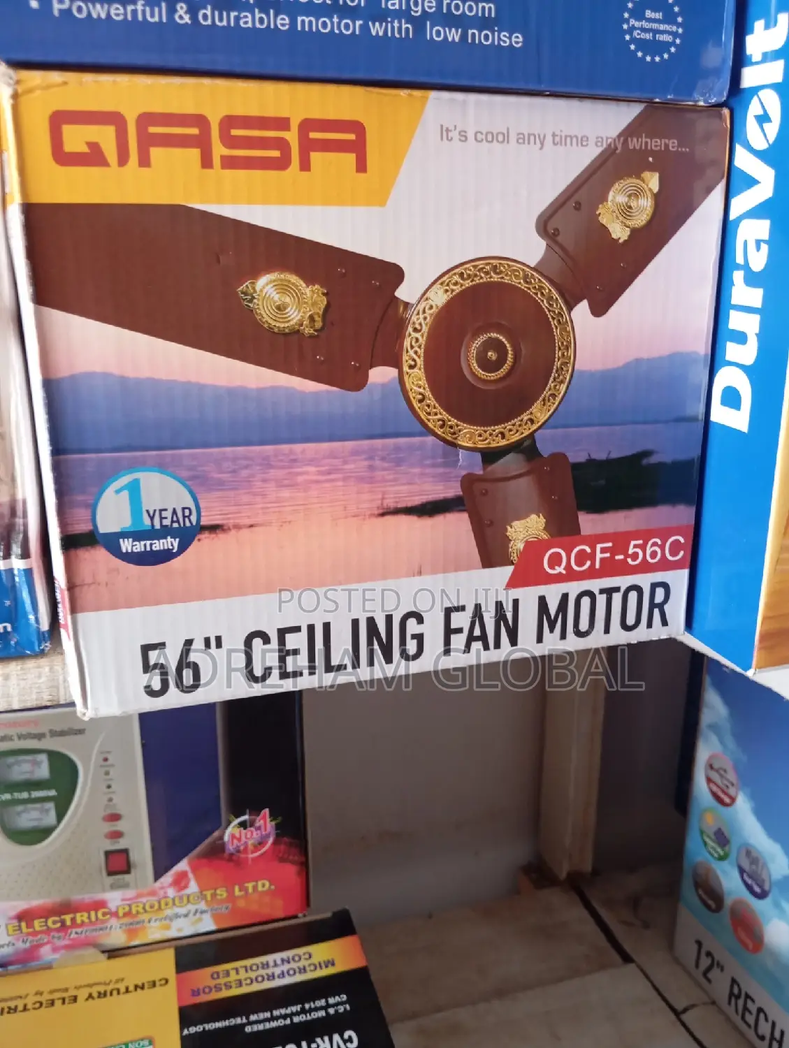 Qasa "56 Ceiling Fan Motor QCF-56c.
