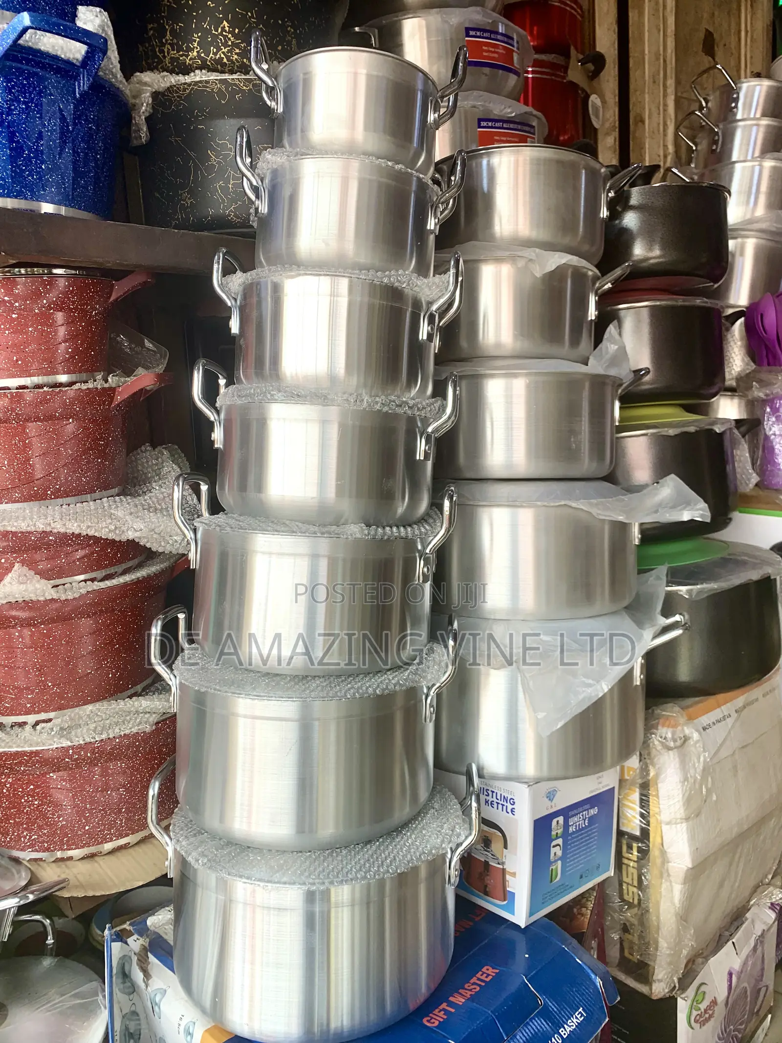 7pcs Aluminum Pot