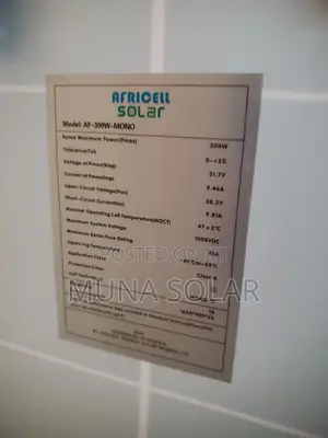 300watts Africell Canadian Solar Panel