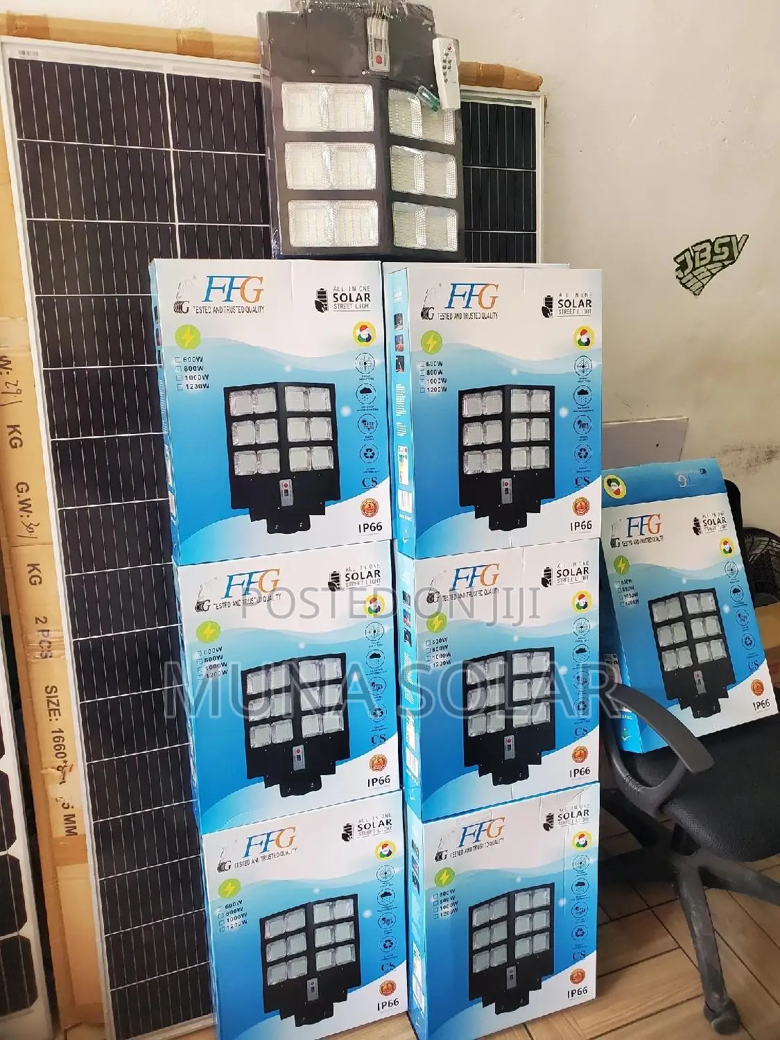 600watts All in One Solar Street Light