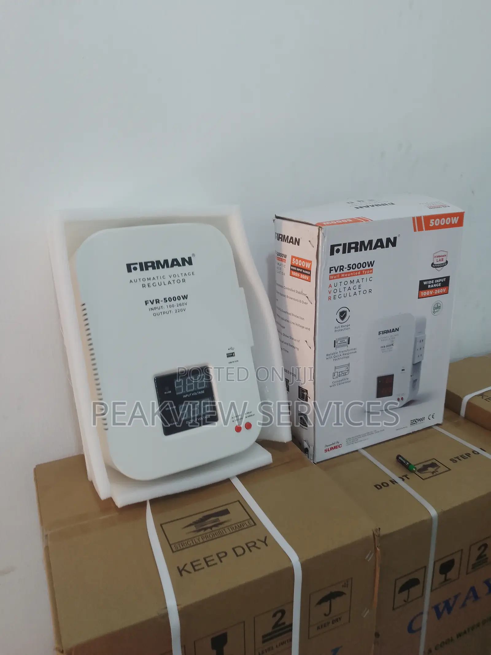 5000watts Firman Wall Mounted Stabilizer Automatic Regulator