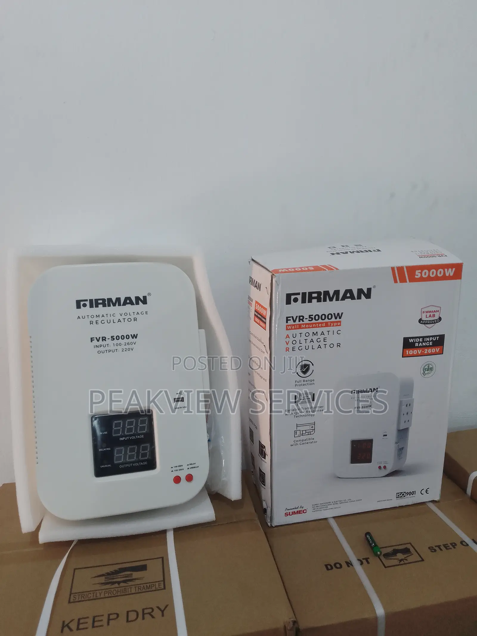 5000watts Firman Wall Mounted Stabilizer Automatic Regulator