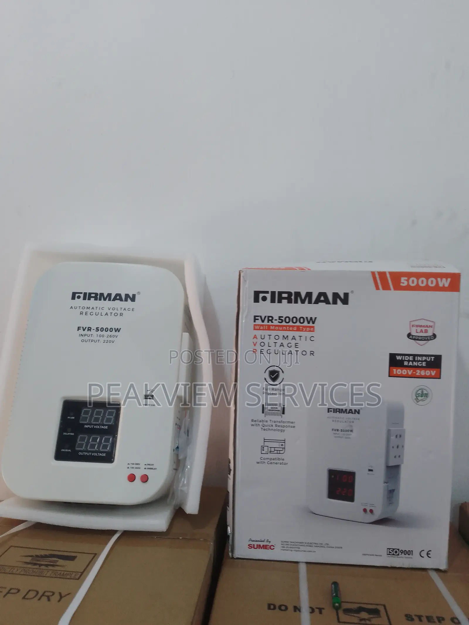 Automatic Regulator Firman 5000watts Wall Mounted Stabilizer
