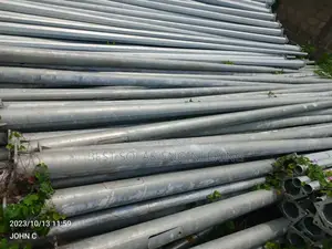 6 Meters Galvanized Falling Street Light Pole