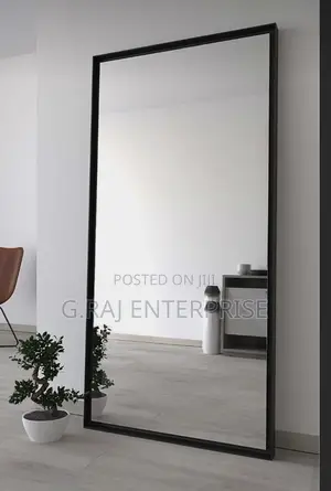 35/68 Inches Home Mirror Black Frame Payment on Delivery