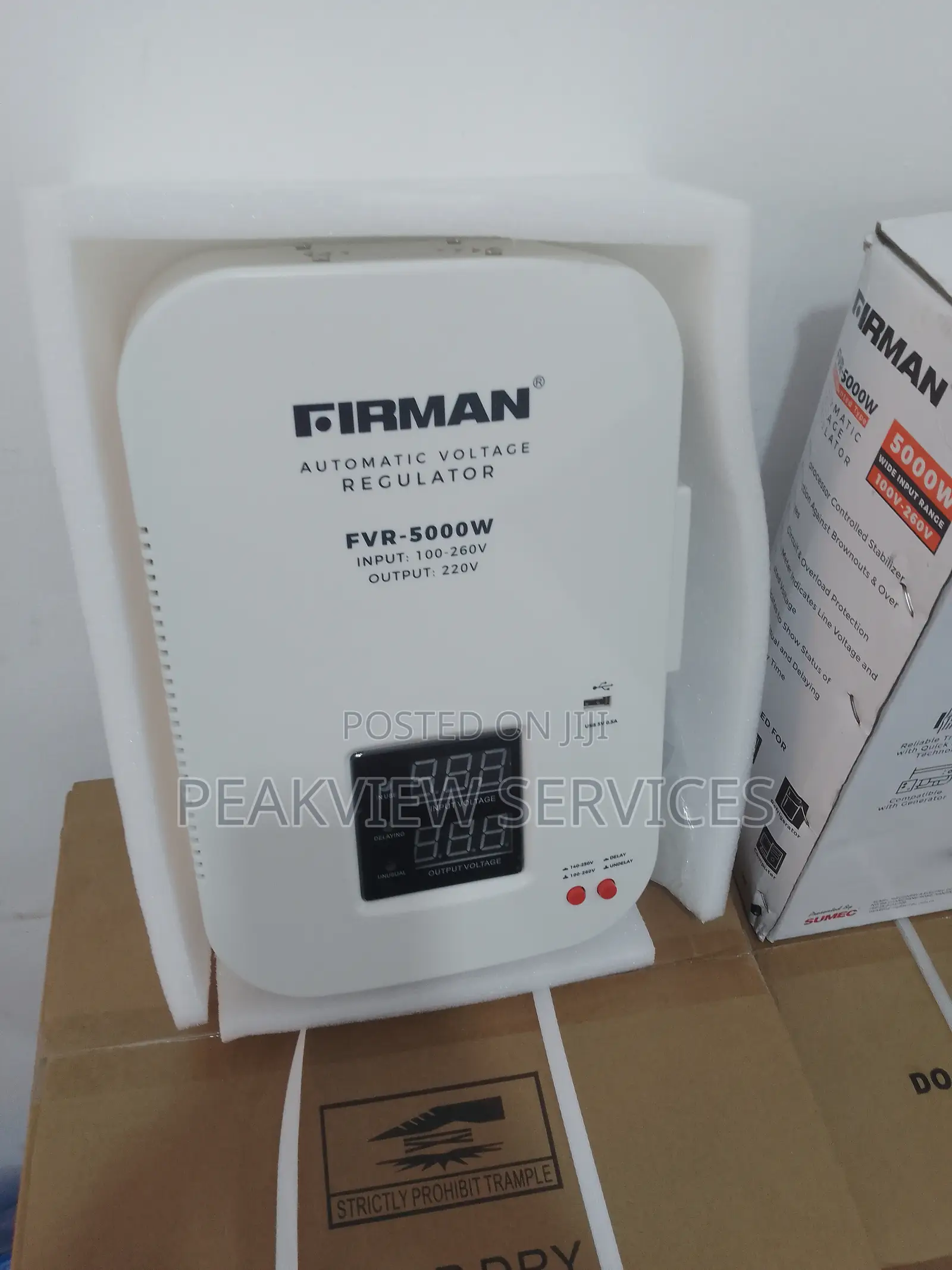 FVR-5000W Firman Wall Mounted Stabilizer Automatic Regulator