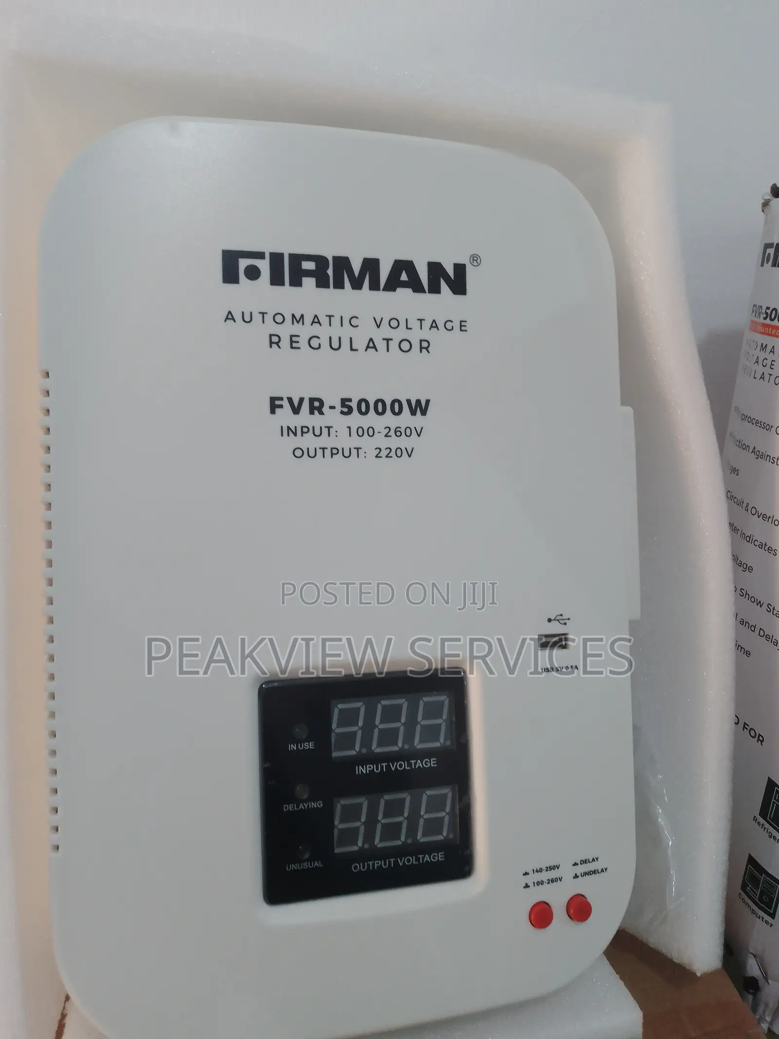 Automatic Voltage Regulator Firman Wall Mounted Stabilizer