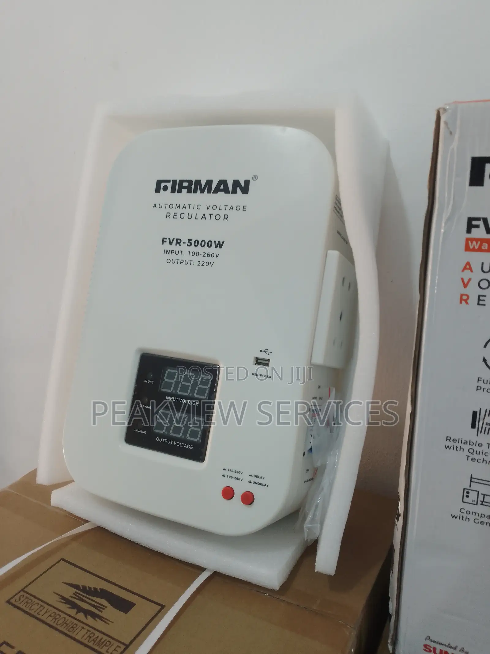 5000watt Firman FVR-5000W Wall Mounted Stabilizer Automatic